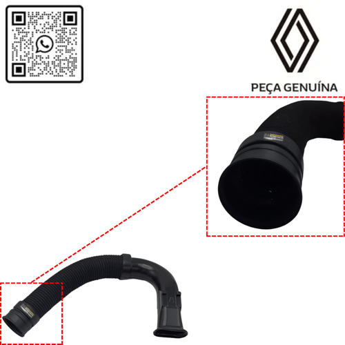 RN 55169R 165555169r MANGUEIRA DUTO FILTRO DE AR LOG IISAN II 1.0 12V B4D - 2